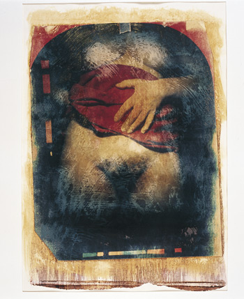 Paolo Gioli 
Senza titolo, 1983
polaroid 50x60 trasferita su carta, camera ottica
Collezione Wang Quingsong, Pechino.