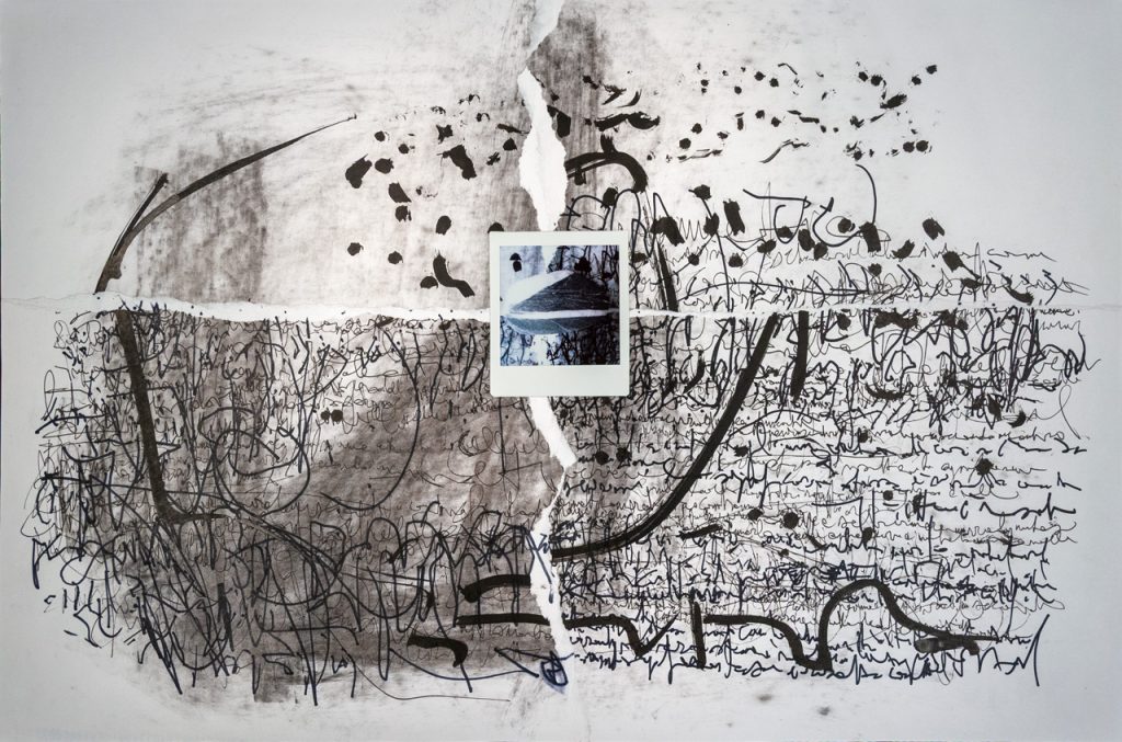 polaroid asemic writing